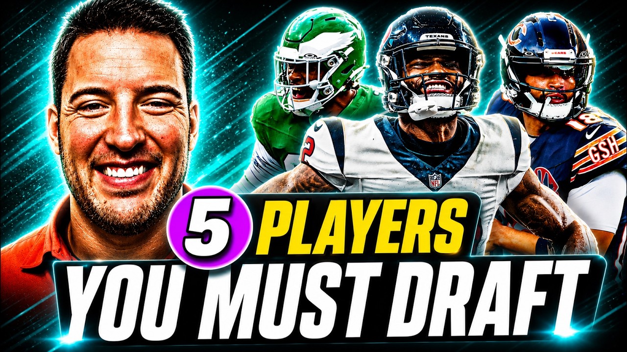 Ian Hartitz's 5 Favorite Fantasy Football Picks
