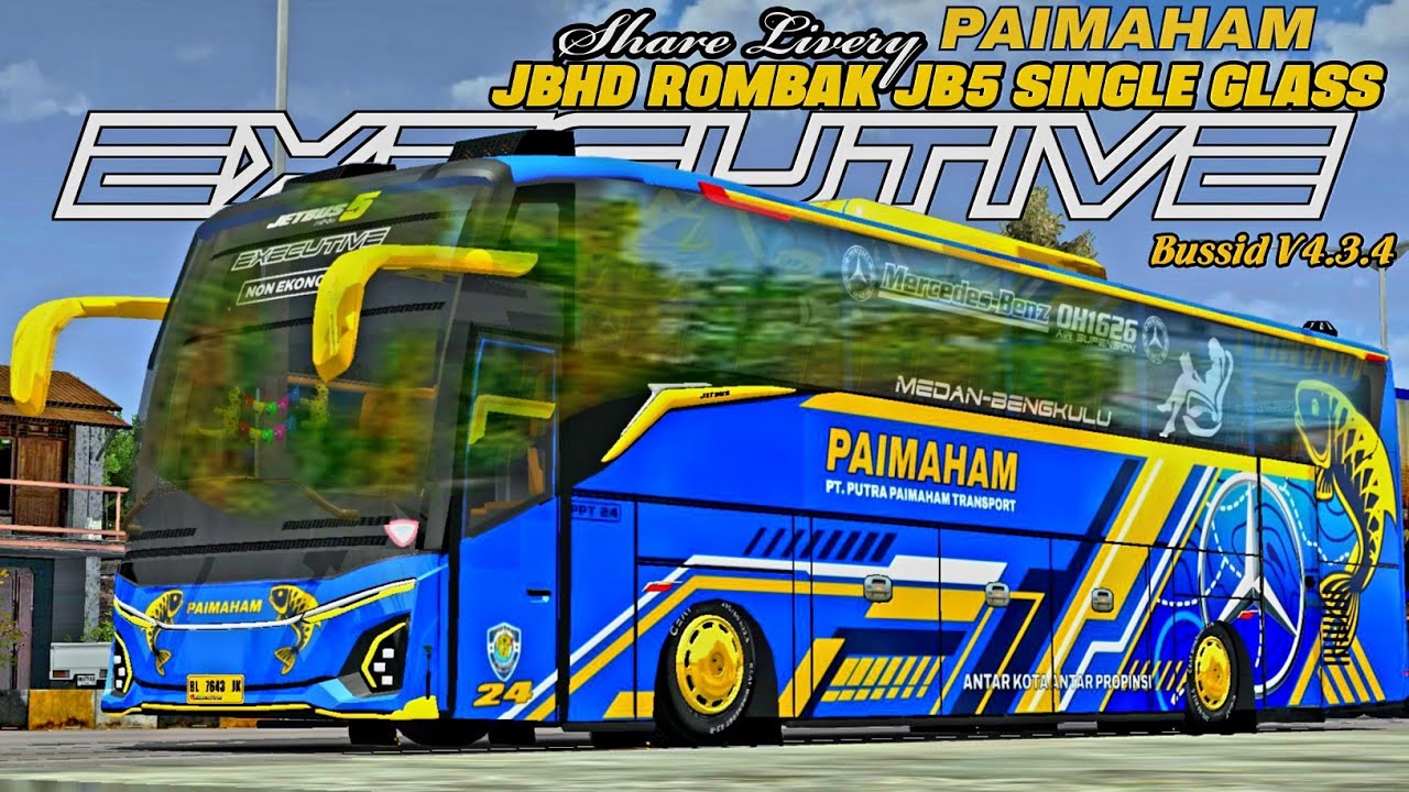 PAIMAHAM EXECUTIVE 😍 ПОДЕЛИТЬСЯ ЛИВРЕЙДЖЕМ JBHD ROMBAK JB5 ОДНОСТЕКОЛЬНЫЙ BUSSID V4.3.4 ПОСЛЕДНЯЯ...