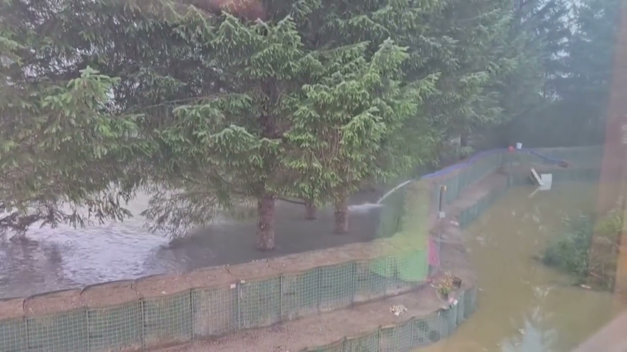 Floodwaters from glacier near Alaska’s capital city break record levels and prompt evacuations