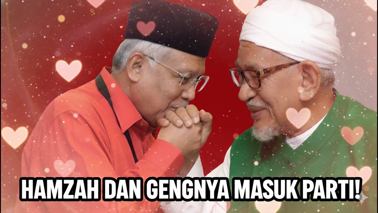 PANAS! HAMZAH DAN GENNYA MASUK PARTI BARU! APA KATA HADI AWANG?