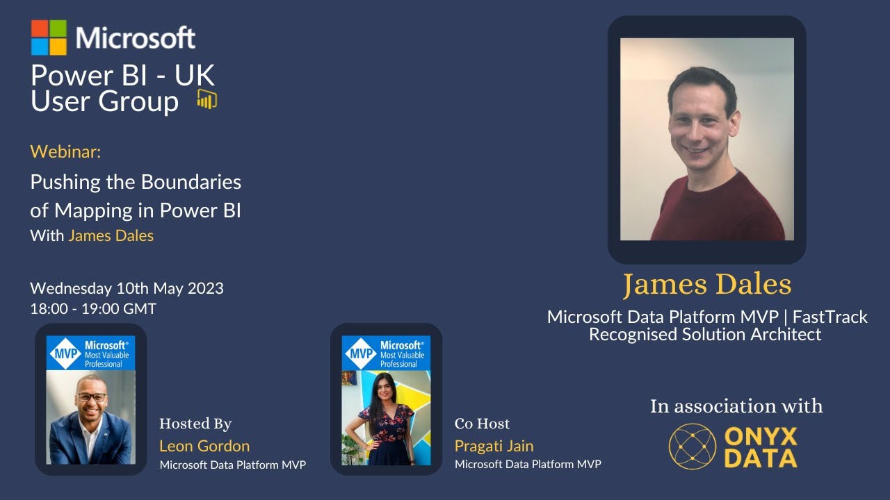 Pushing the boundaries of mapping in Power BI with James Dales