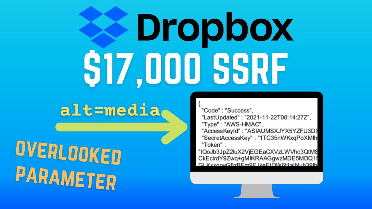 Неучтенный параметр приводит к критической ошибке SSRF в программе вознаграждения за ошибки Dropbox