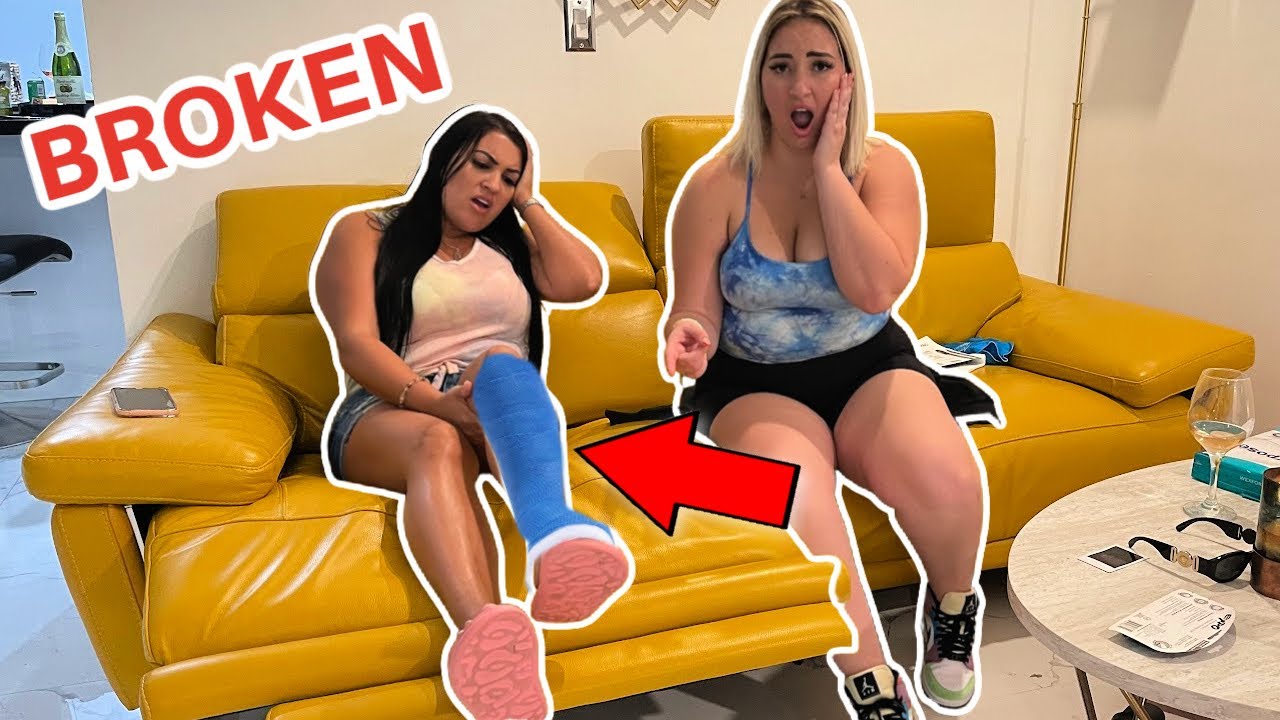 She BROKE her LEG on her BIRTHDAY!!