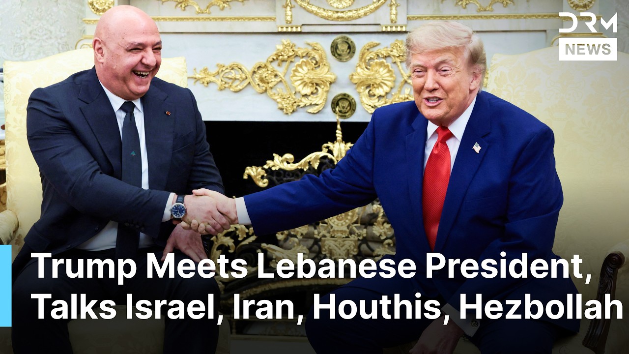 FULL: Trump Holds High&ndash;Stakes Talks with Lebanese President on Israel, Iran, Hezbollah,Houthis |AC1N