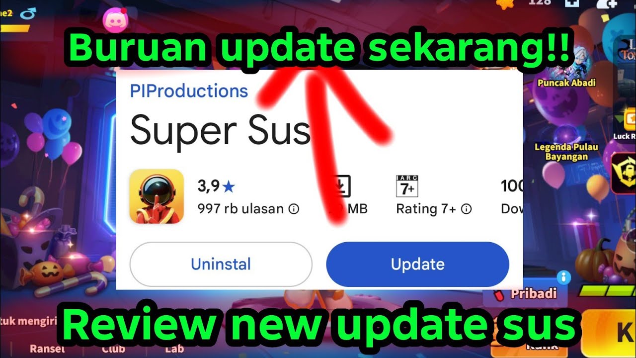 REVIEW NEW UPDTAE SUPER SUS!!! ADA APA AJA YG BARU NIH DI UPDATE SEKARANG SUPER SUS INDONESIA