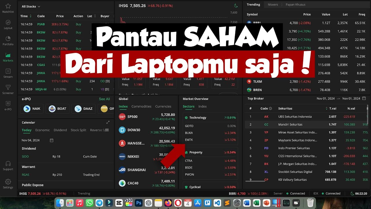 Cara Install Stockbit di Laptop Windows atau MacBook