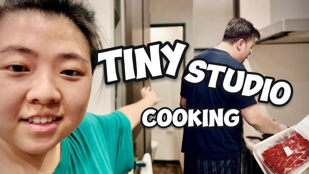 🇯🇵 We Cooked $100 Wagyu in a TINY Studio?! (Sukiyaki Night) 🇯🇵🍲