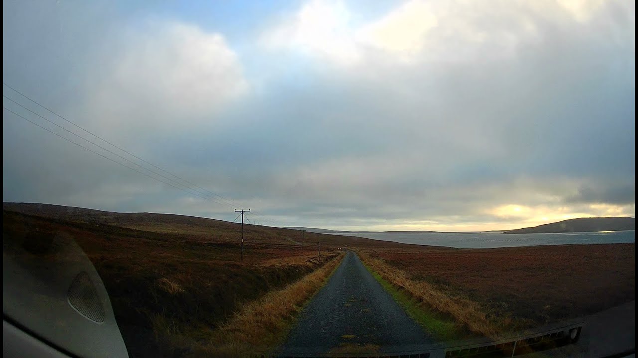 Yell in 4K 3/5 - Driving in the Shetland Islands
