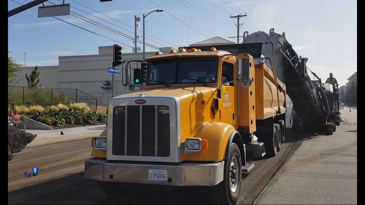 USA - WIRTGEN W 210 i MILLING ASPHALT REMOVER MACHINE RESURFACING PAVING - PART 1 @MasterWorkers