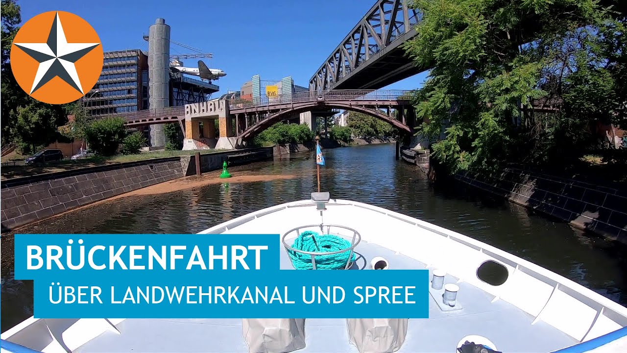 Schifffahrt: Brückenfahrt über Landwehrkanal und Spree (C1)