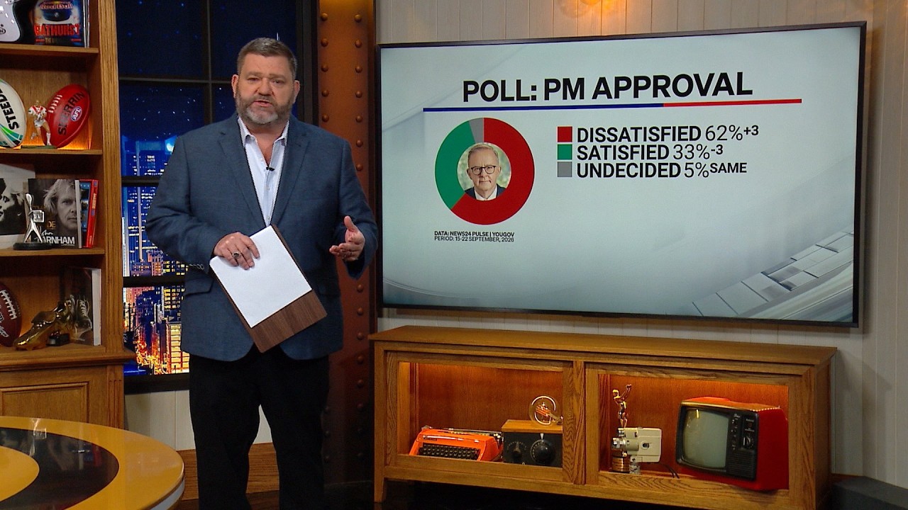 'Shocking fortnight&rsquo;: Paul Murray dissects the data as Albanese takes sharp hit in News24 Pulse