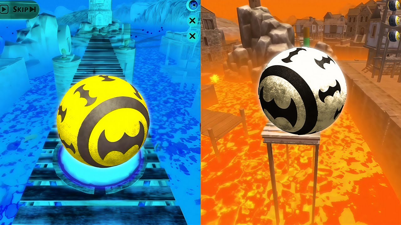 🔥⚽Rollance Adventure Balls Vs Reverse Video Gameplay SpeedRun | ROLLANCE GAME #225