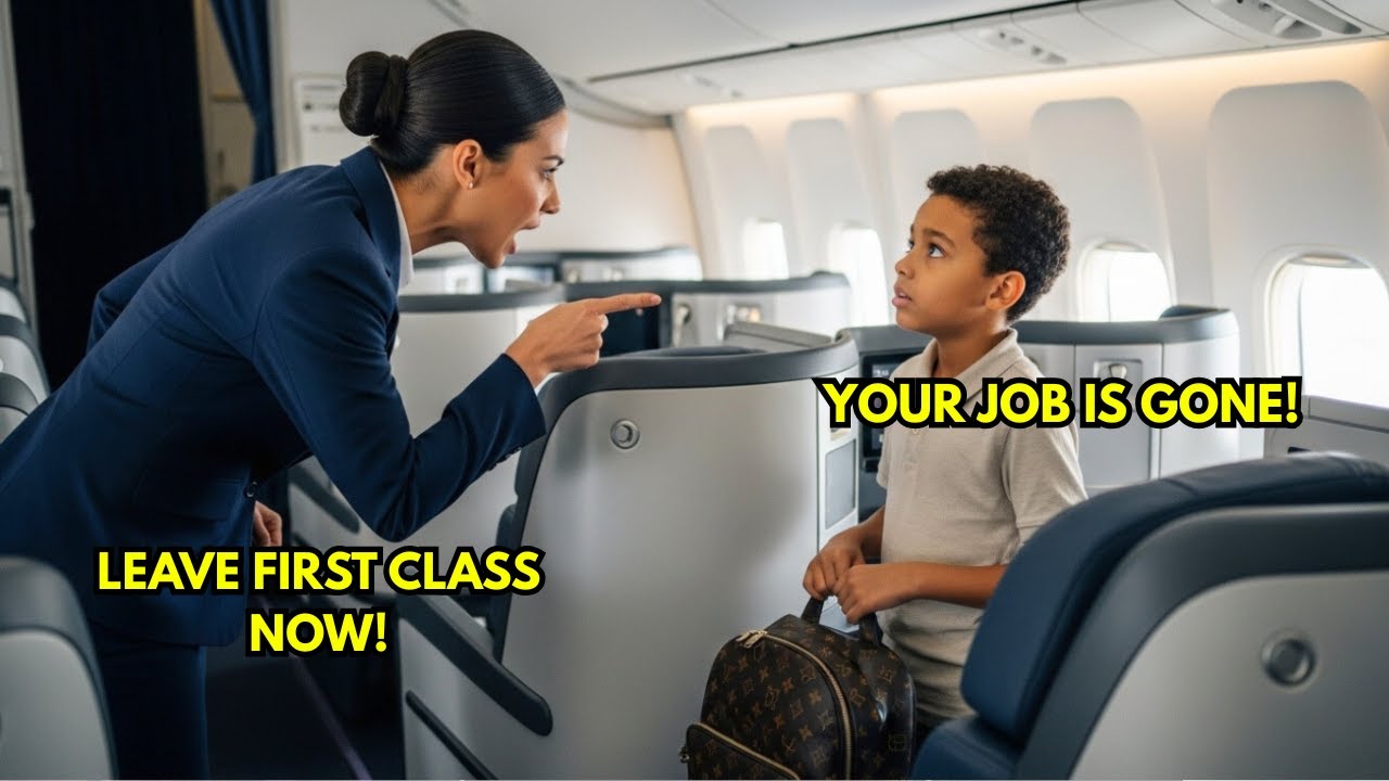 Black Boy Kicked Out Of First Class — 5 Minutes Later, He Called His Father, Everything Shifted