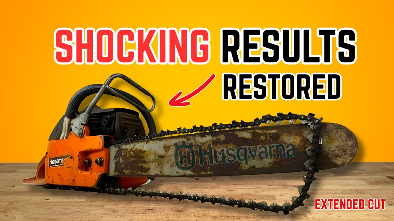 1984 Husqvarna 61 Restoration | Vintage Chainsaw Reborn in 4K