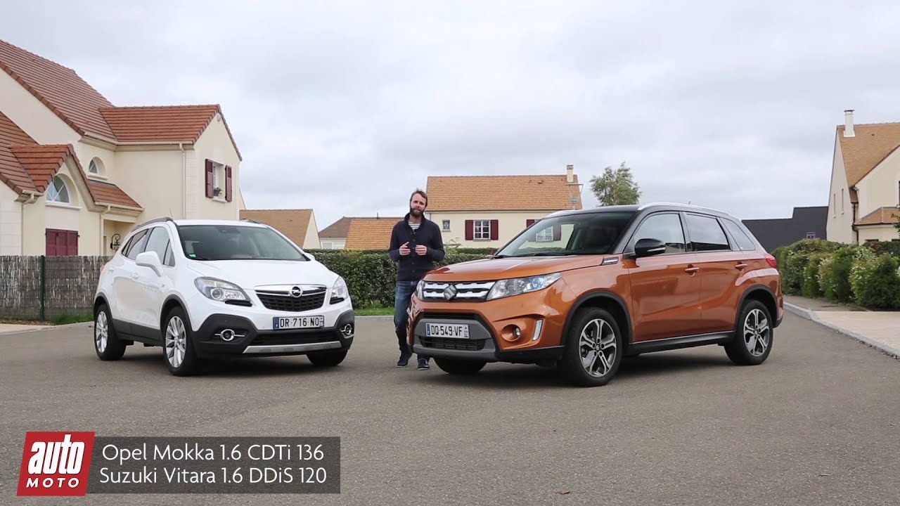 2015 Opel Mokka vs Suzuki Vitara : Comparatif vidéo