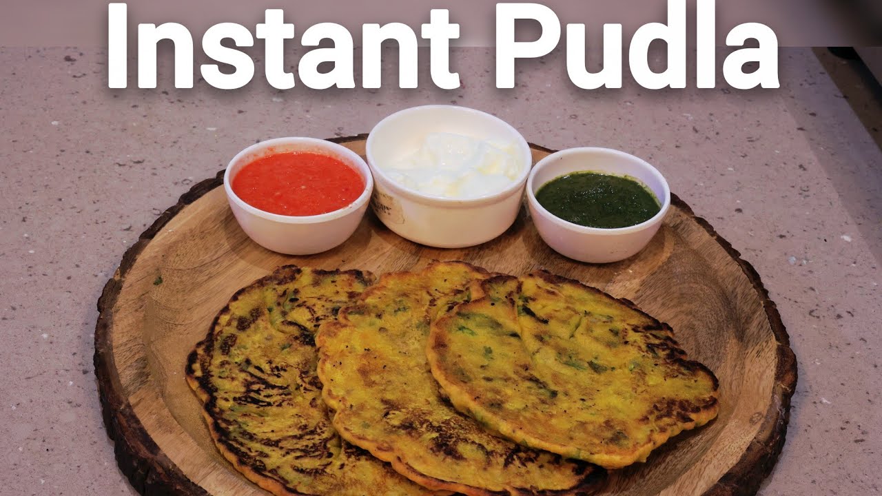 Instant Veg  Pudla Recipe | Healthy Breakfast in 10 Minutes