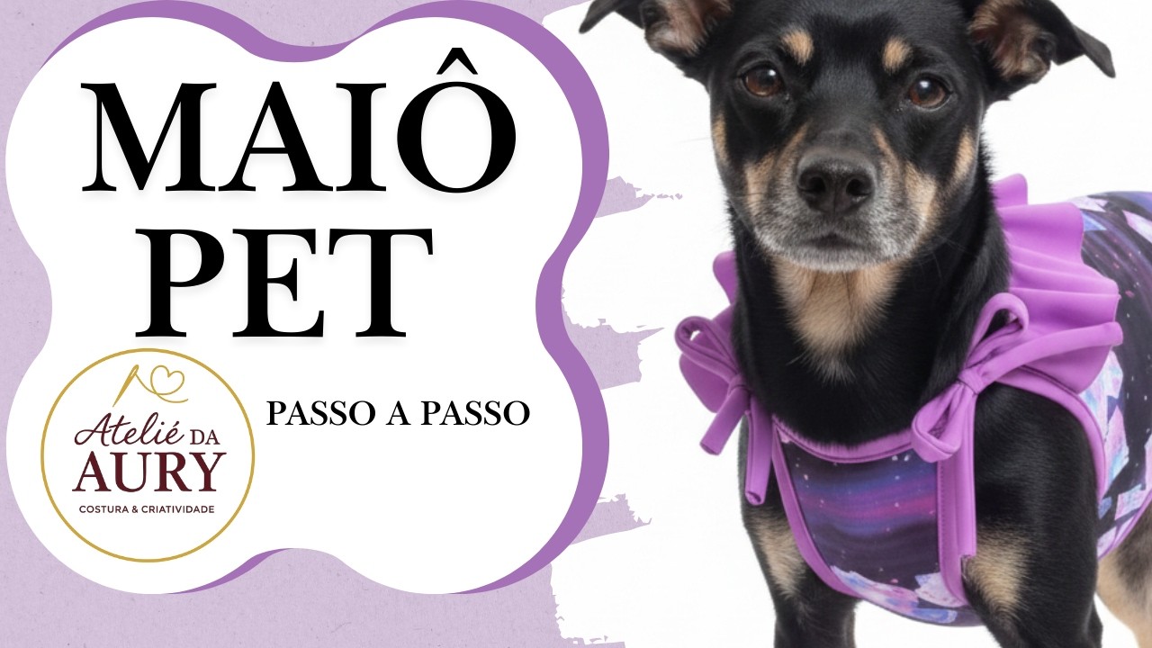 Como Fazer Maiô Pet de Praia | Costura Completa + Modelagem