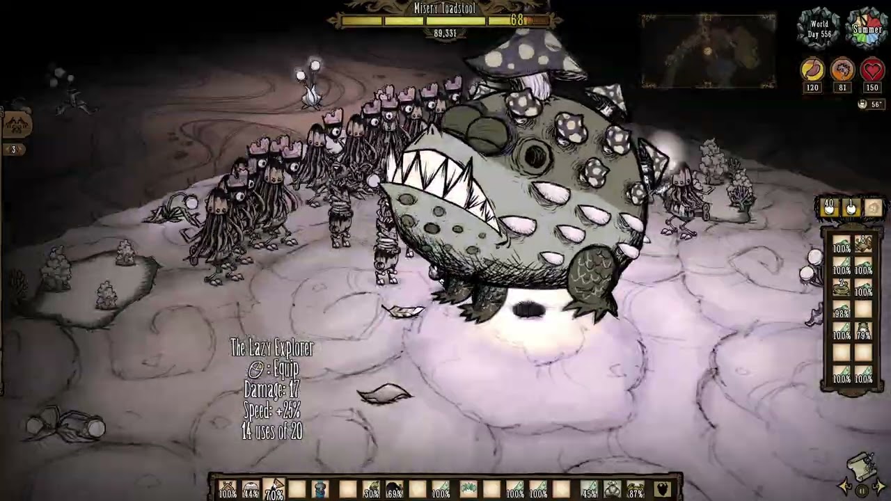 don't starve together Special Highlight misery toadstool