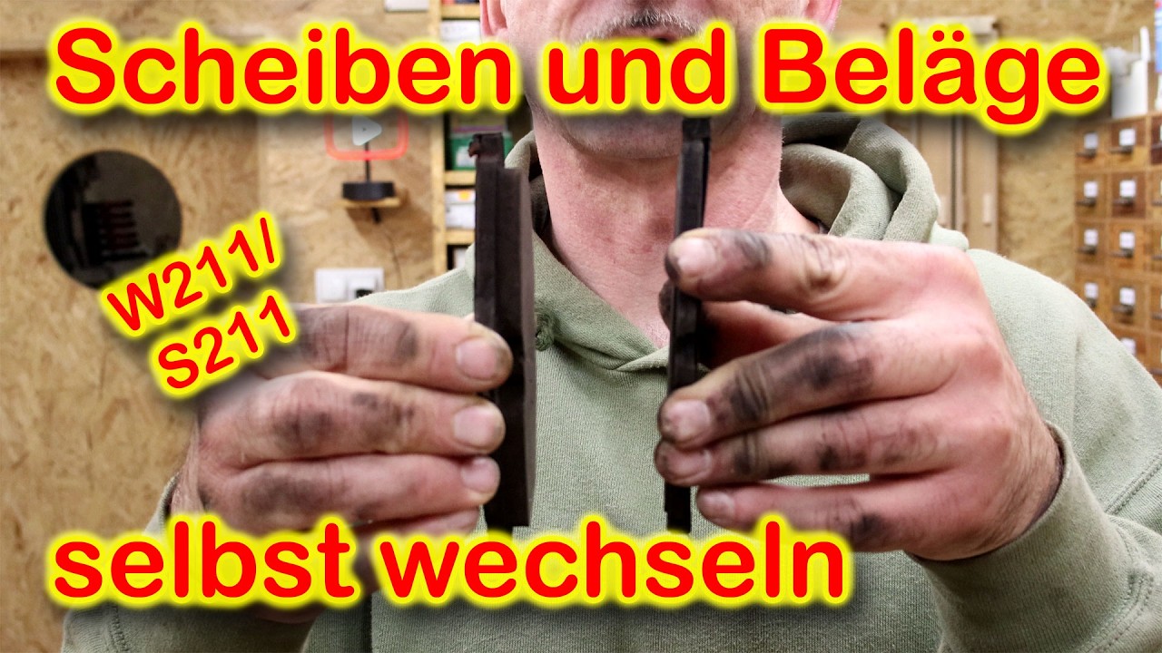 W211 / S211 Bremsen vorne tauschen, schnell und einfach.