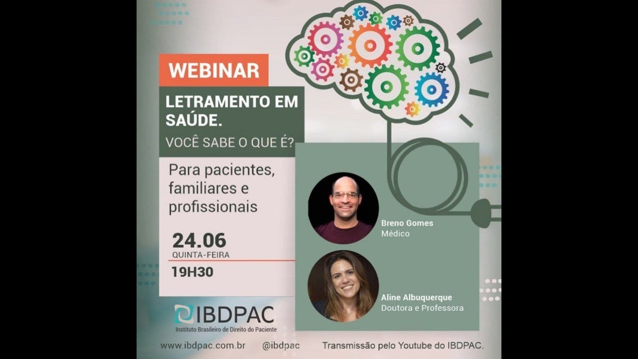 Webinar Letramento em saúde: Você sabe o que é?