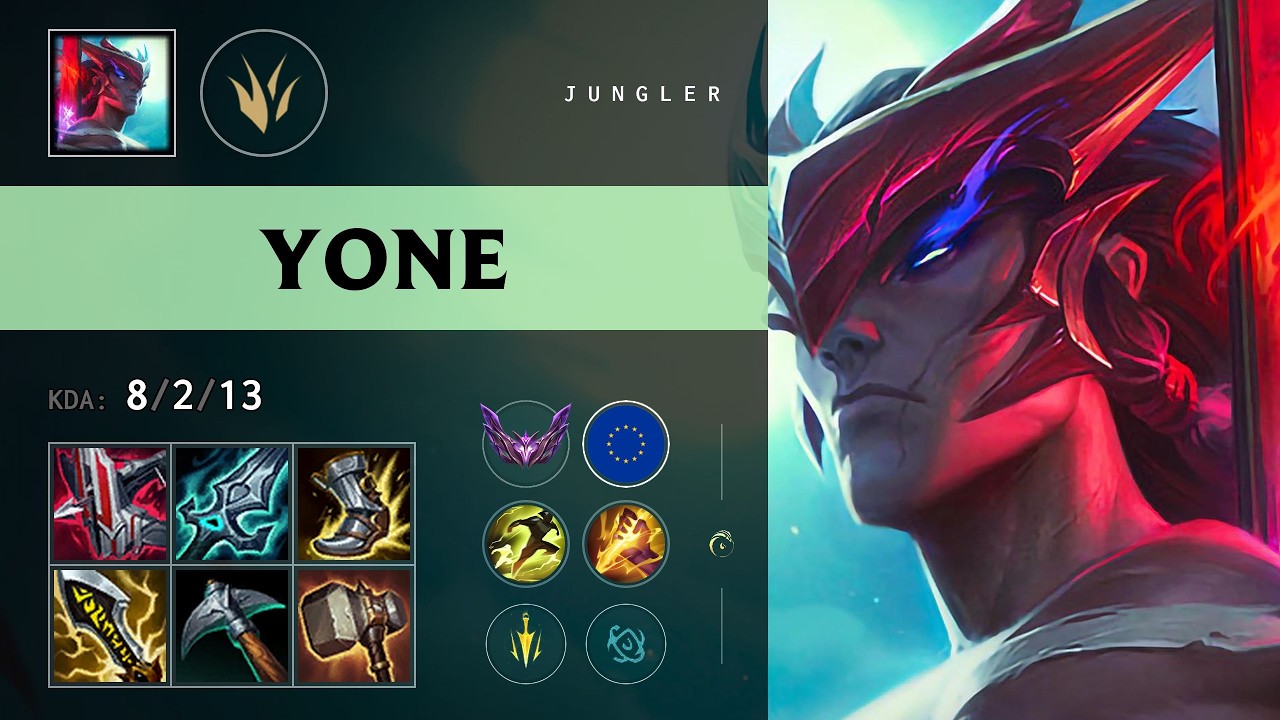 Yone лес против Nunu & Willump &mdash; EUW Мастер, патч 14.26