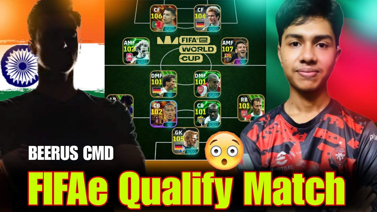 FIFAe Qualify Match 🆚 BEERUS CMD 🔥🥶|| Online Qualify Match 🔥