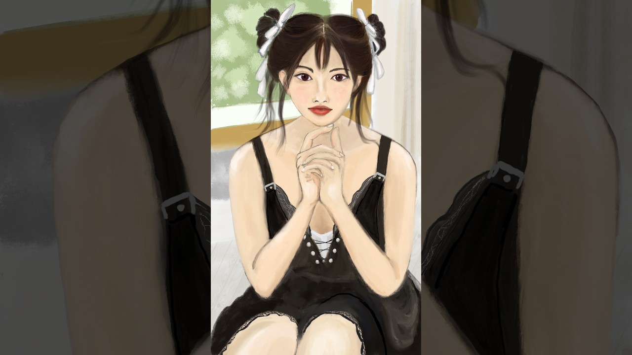 モデルさんを描いてみたよ