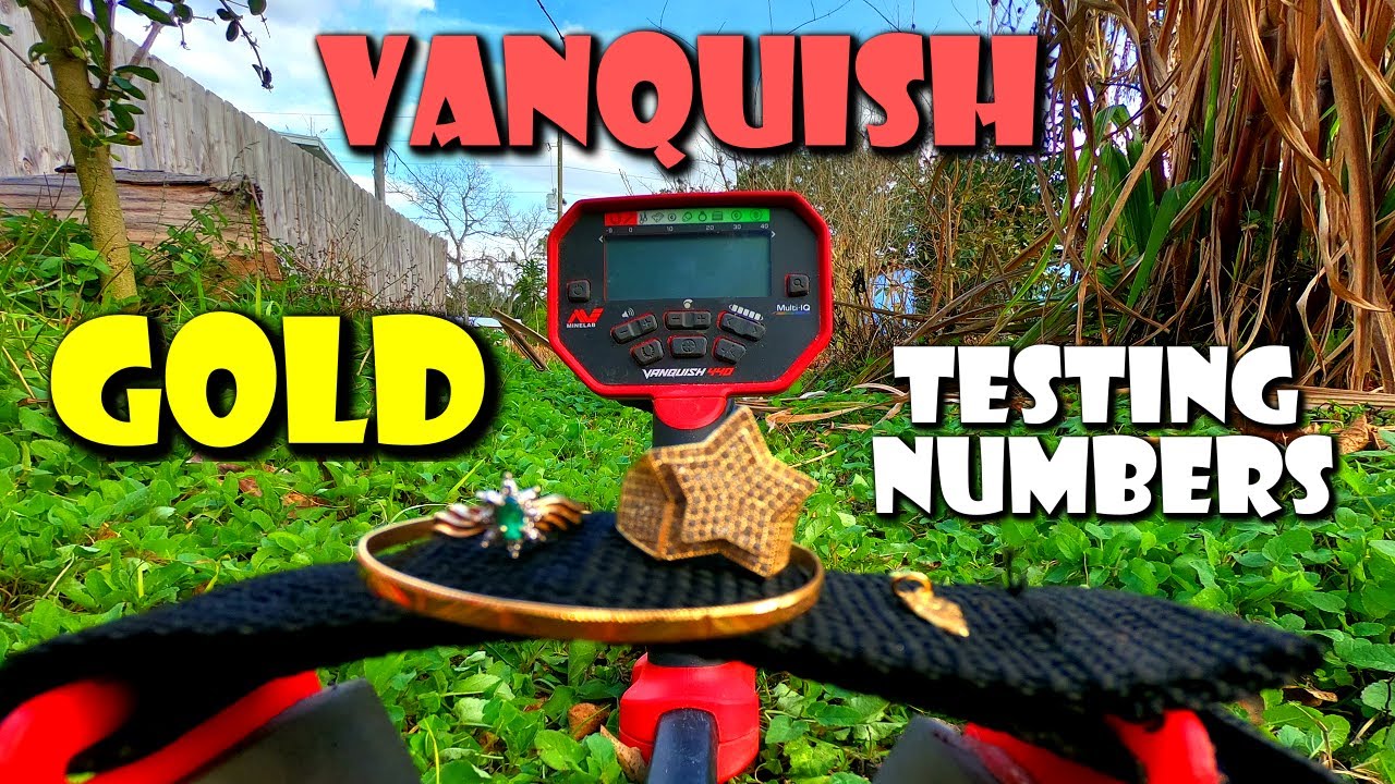Какие цифры следует копать? | Тестирование на золото | Металлоискатель Minelab Vanquish 440