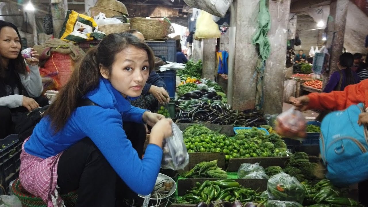 Aizawl's Woman Only Market | Mizoram vlog