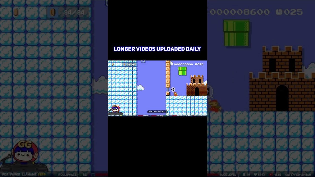コインとるだけなのに難しい [SUPER MARIO MAKER 2] #shorts #mario #gaming #games #nintendo #supermario
