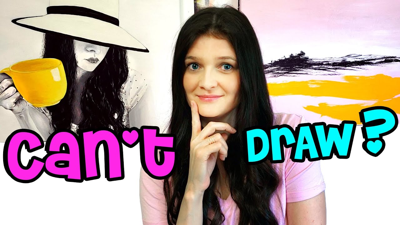 How to Paint if you CAN’T Draw 🎨 Acrylic Painting Tips for Beginners