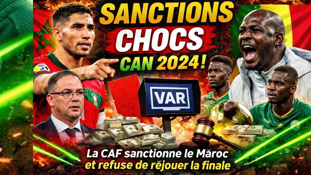 Polémique CAN  la CAF punit Maroc