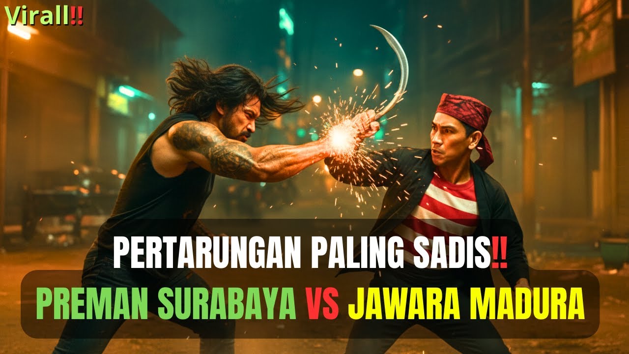 DUEL TERBRUTAL! JAWARA MADURA VS PREMAN SURABAYA &mdash; SATU MALAM YANG MENGGUNCANG KOTA!