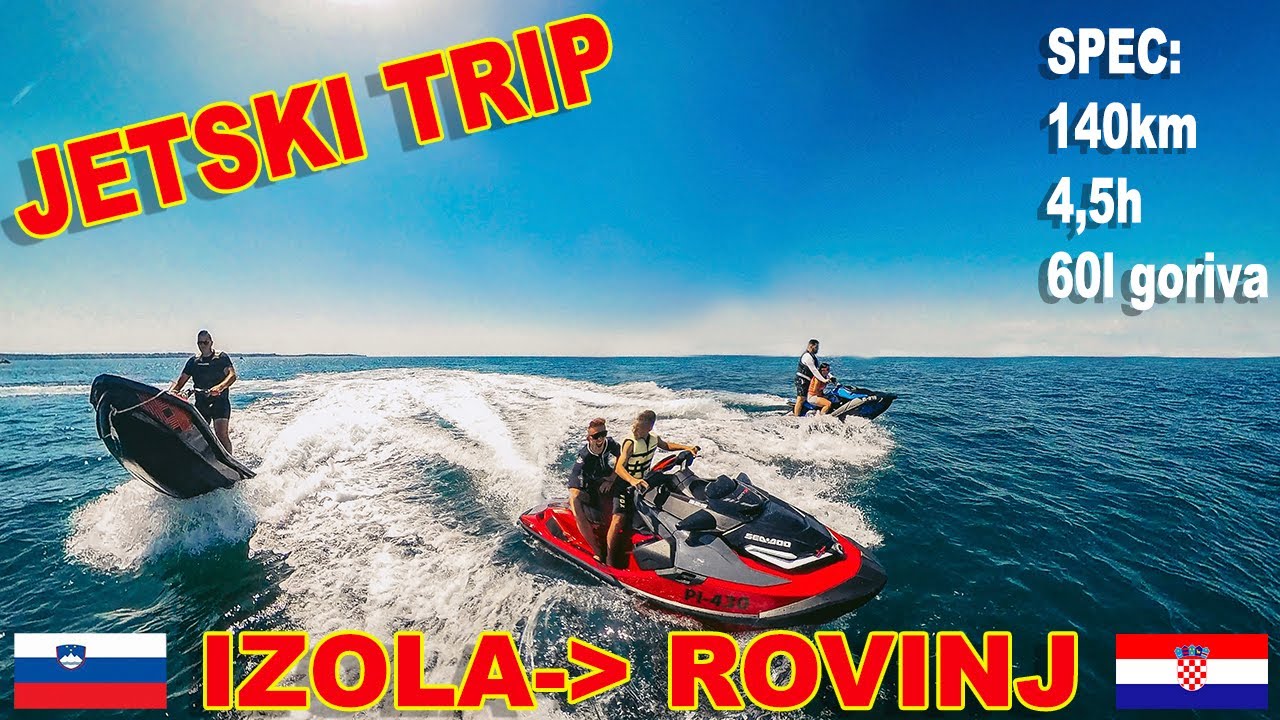 140km na vodi in test Sea DOO RXT 325 za najdaljši Jadranski JETSKI trip #2