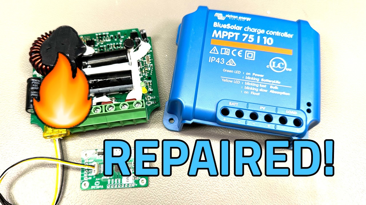 Ремонт контроллера заряда Victron BlueSolar MPPT | #487
