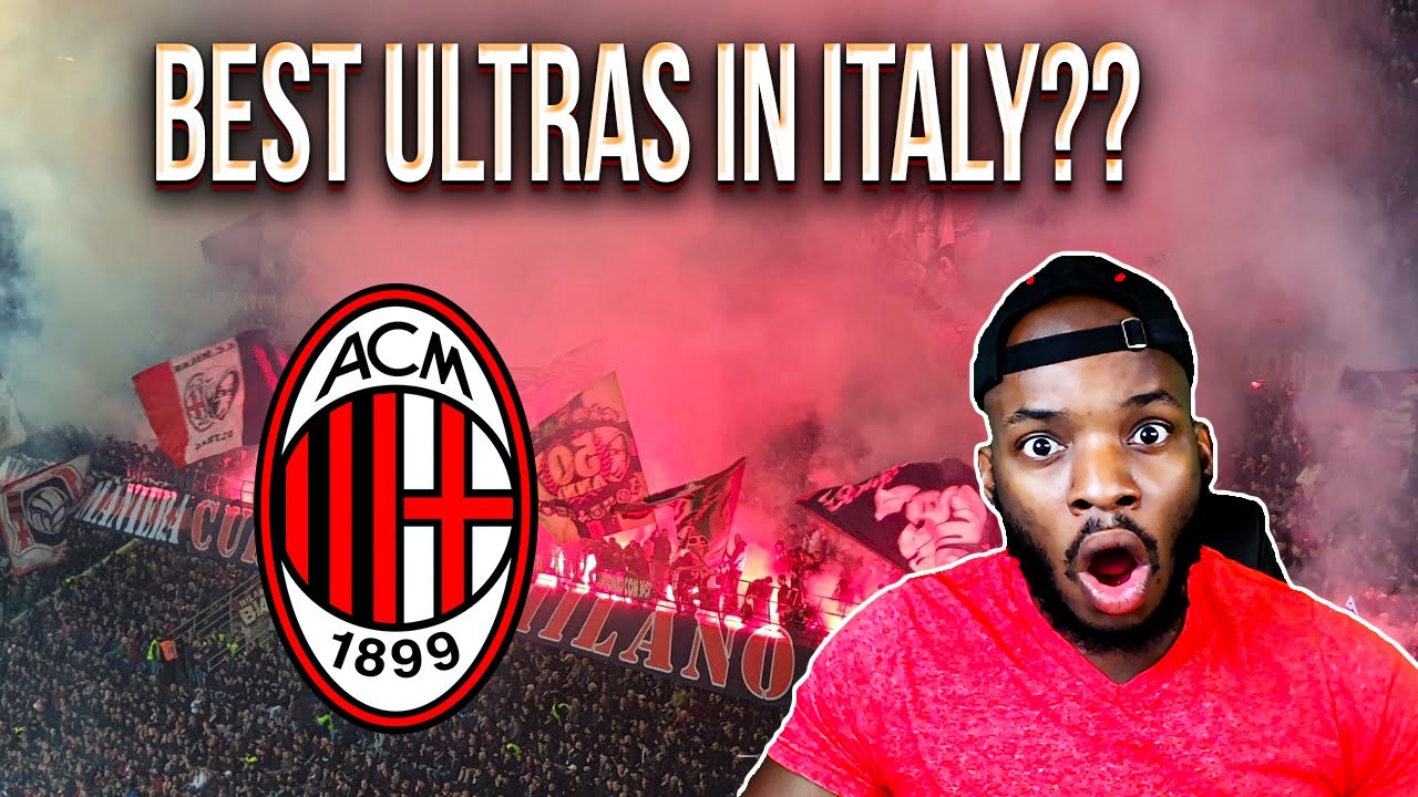 AMERICAN REACTS TO AC MILAN ULTRAS - BEST MOMENTS