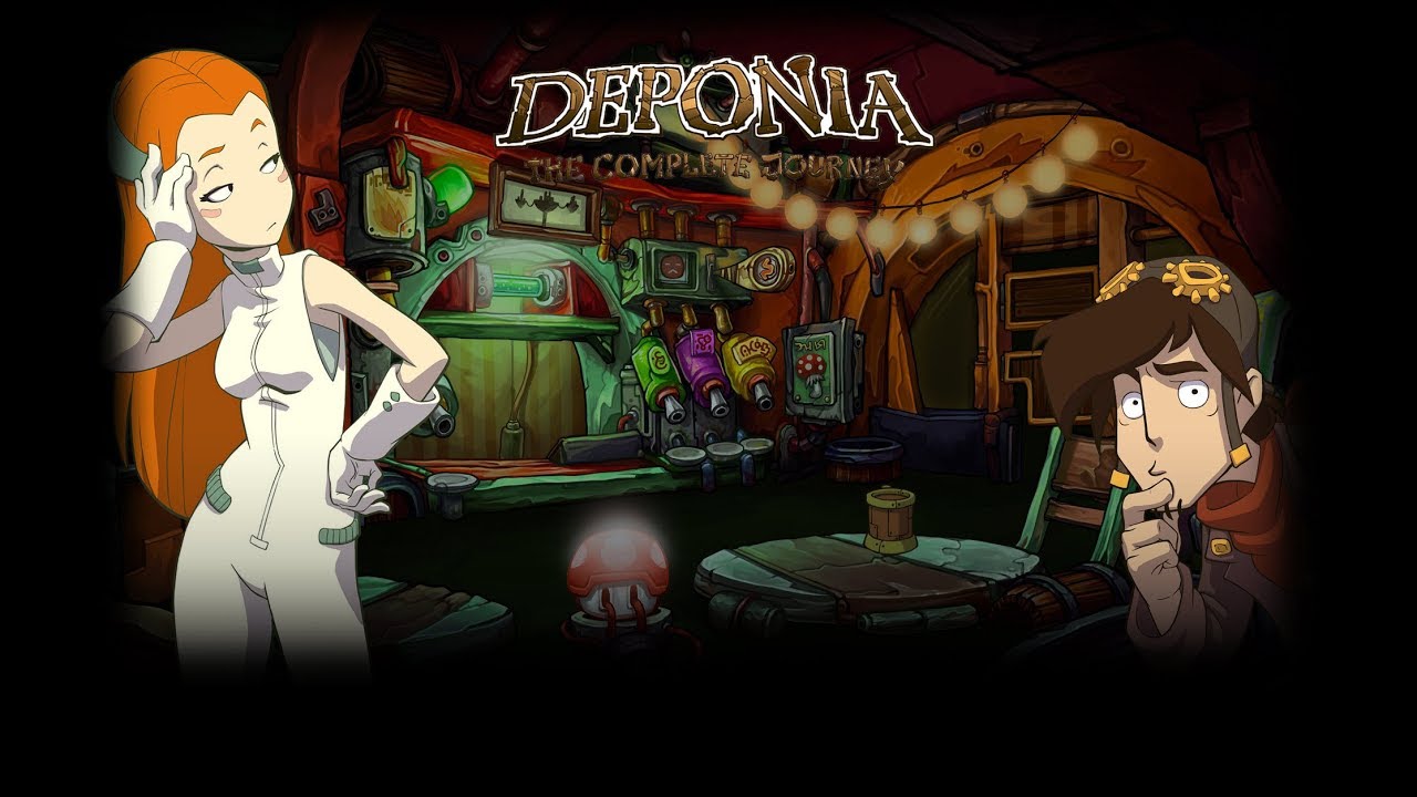 [Deponia:The Complete Journey] - Стрим by HappySnowTV and Burito #0 (девушка на стриме!!!)