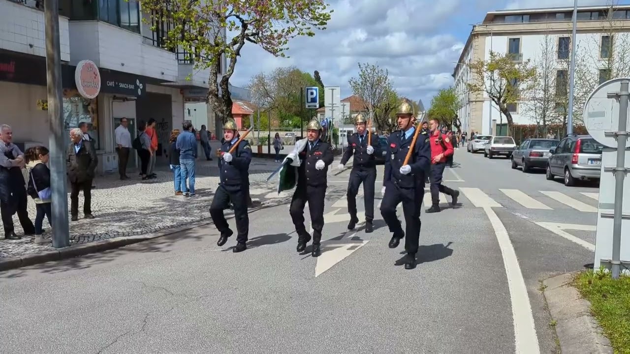 Desfile no 138 º aniversário dos Bombeiros Voluntários de Viseu