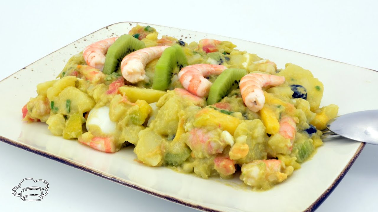 Ensalada de verano con falso guacamole 