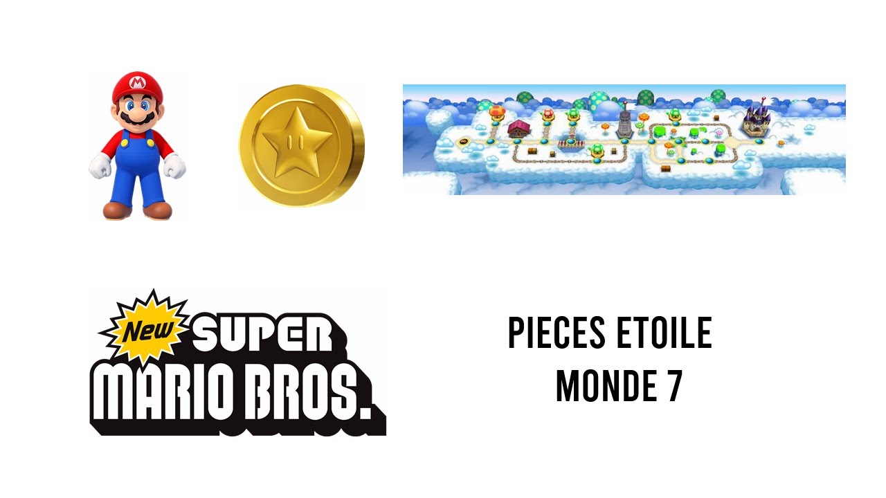 Pièces étoile Monde 7 - New Super Mario Bros. (DS)