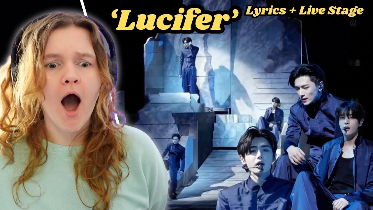 ENHYPEN 'Lucifer' FIRST TIME REACTION ( + Live Stage) **what are these men ON???*