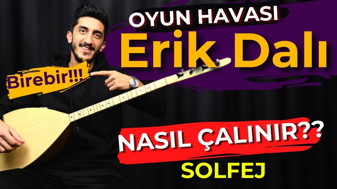 ERİK DALI SOLFEJ SAZ NOTALARI | OYUN HAVASI Nasıl Çalınır Kısa Sap Bağlama Solfej