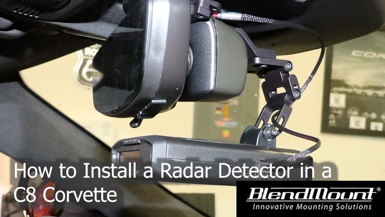 How to Install a Radar Detector in a C8 Corvette