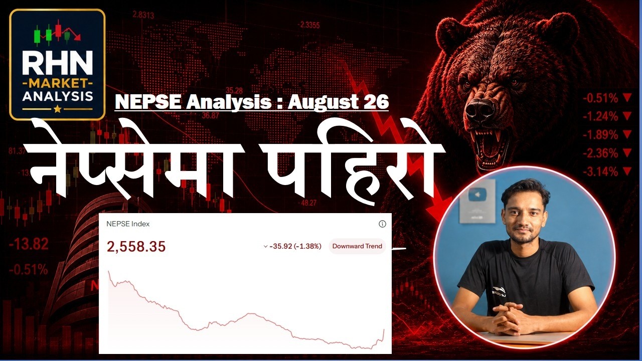 August 26 | Nepse Analysis | Stock Market Analysis by Ram Hari Nepal