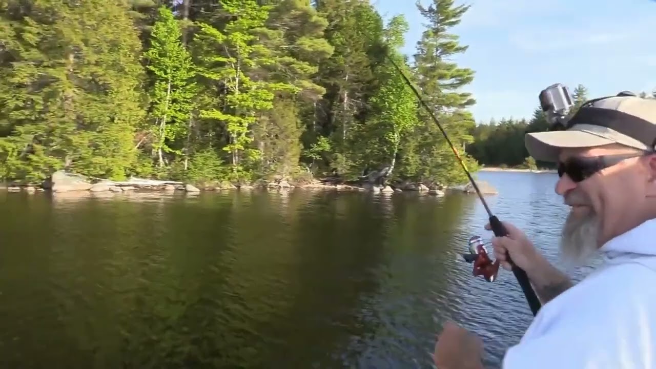 Fishing in Maine on Junior Lake Grand Lake Stream Area 2 of 2