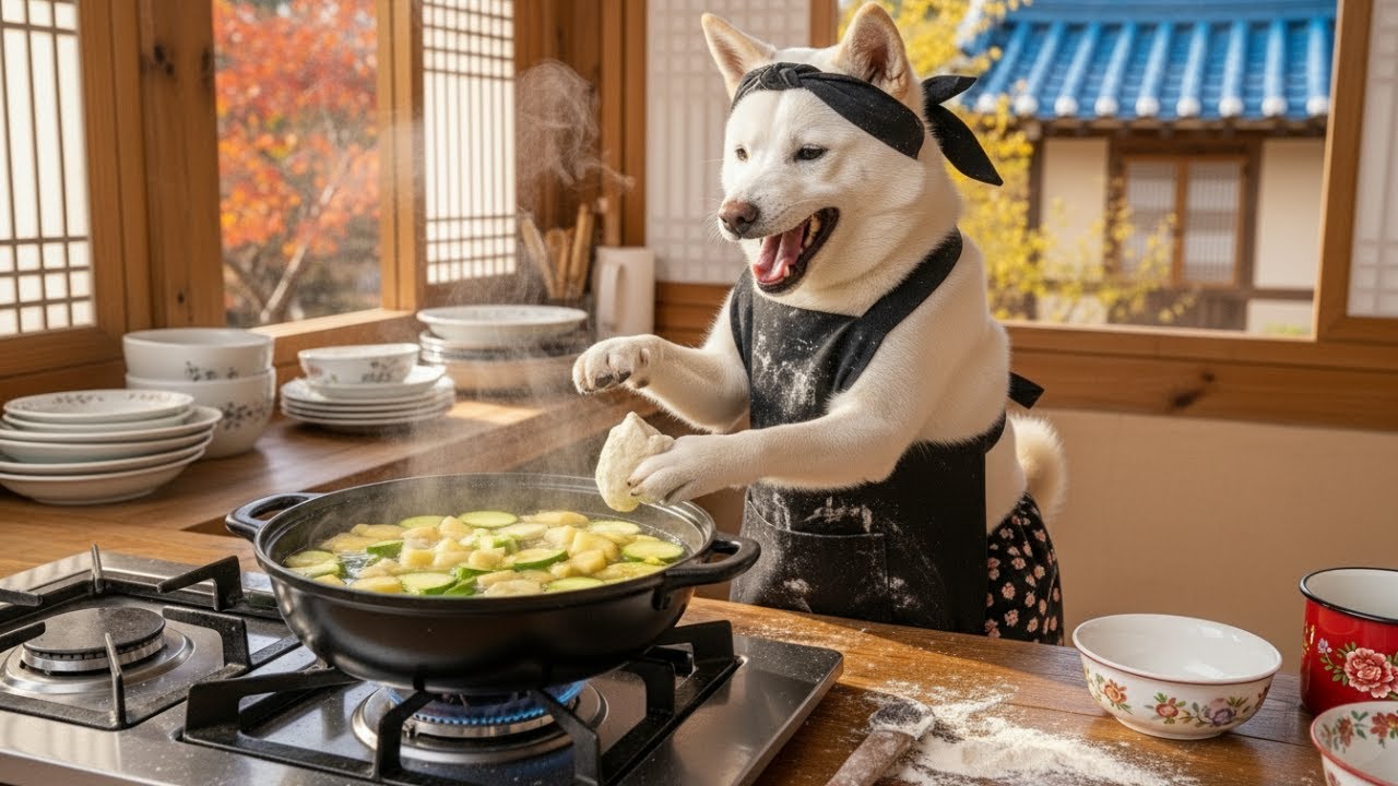 따끈한 감자수제비 한 그릇이면 충분해🍜❄️
