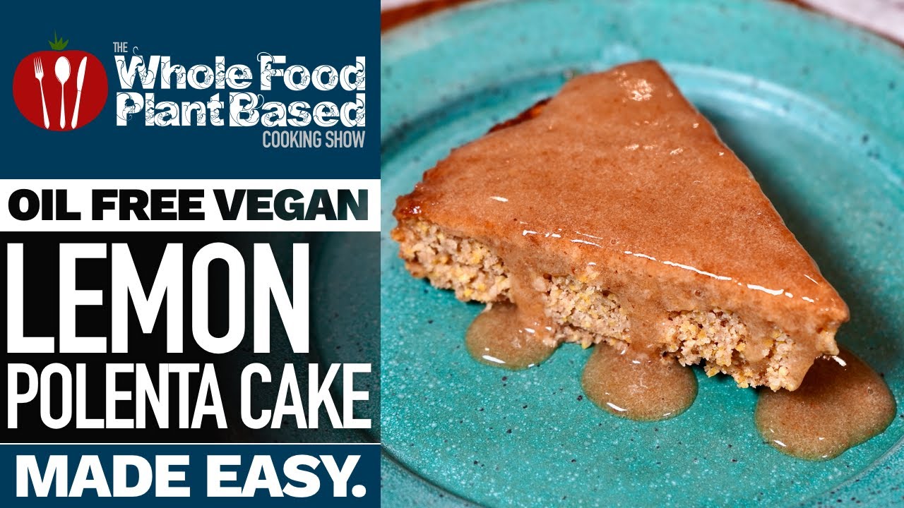 VEGAN LEMON POLENTA CAKE 🍋 You are going to love this rustic treat!