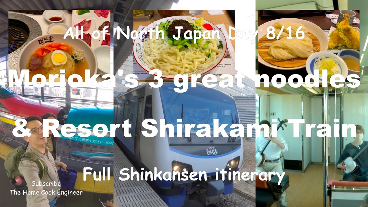 Resort Shirakami train included in Shinkansen Pass! Akita & Morioka attractions & foods! Day 8 of 16