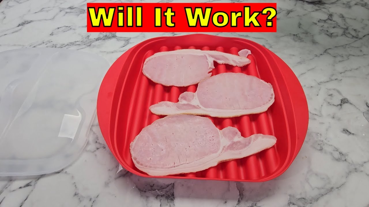 Microwave Bacon Maker Cooker with Lid Quick and Effortless Cooking