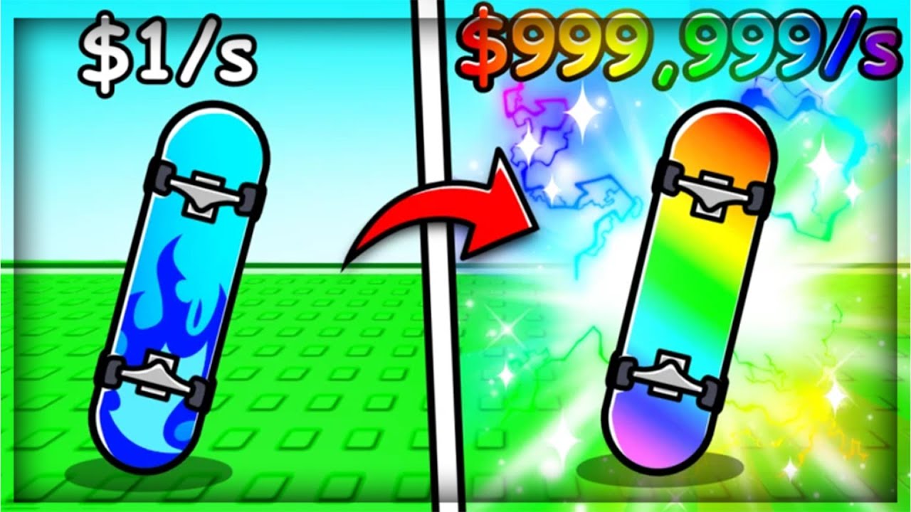 J'AI UN SKATEBOARD PUISSANT ! Roblox Simulateur de skateboard! 🛹